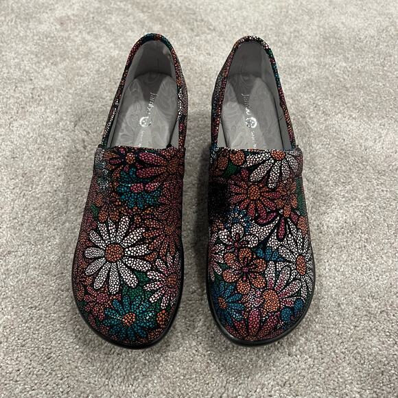 Jambu Women's Sport Wedge Design Shoe Clog Comfort Size 8.5 Floral Multi Color - Picture 3 of 7
